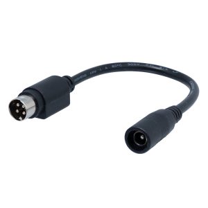 Adaptador DC 5.5×2.1mm Fêmea – Mini Din 4 Pinos Macho