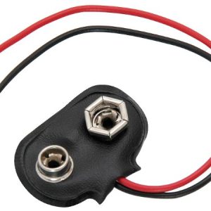 Ficha Alimentação p/ Pilha 9V c/ fio