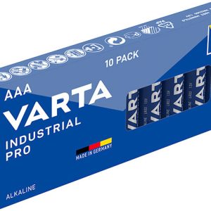 Pack Pilhas alcalinas AAA Varta Industrial 10 unidades