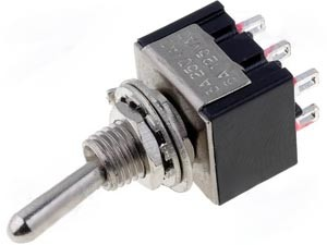 Interruptor Mini Alavanca ON-ON 3A Duplo