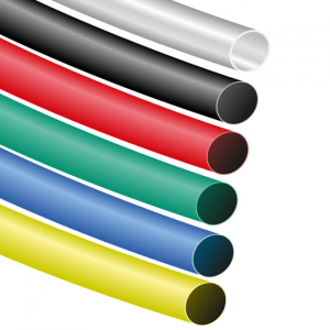 Manga Termoretrátil Cores Ø 1.2mm > 0.6mm (Tamanho 1.2 metros) – Preto