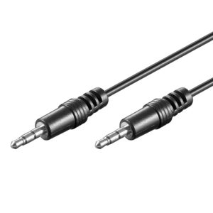 Cabo Jack 3.5mm Macho / Macho stereo (cobre) 2.5 metros – GOOBAY
