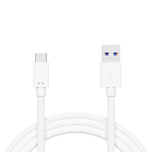 Cabo USB para USB-C 3.0 Branco – 0.5m BLOW