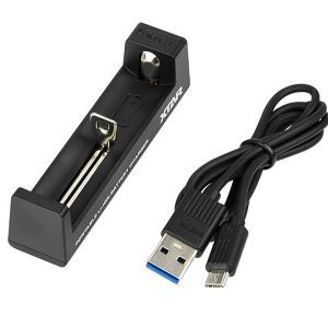 Carregador 1x Pilha lítio 18650 – XTAR