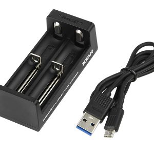 Carregador 2x Pilhas lítio 18650 – XTAR