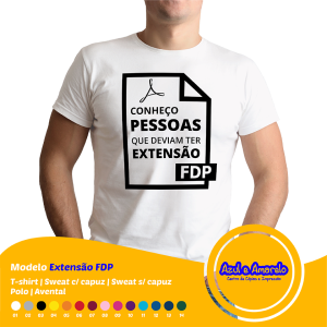 Estampa “Extensão FDP”