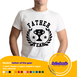 Estampa “Father of the year”