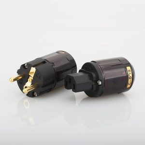 Ficha Alimentação Macho T/ Shuck+IECC 16A 250V Cobre – HI-FI (PAR)