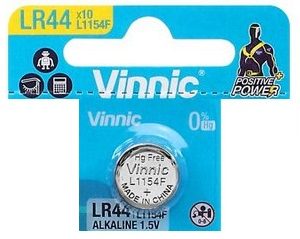 Pilha Alcalina 1.5V LR44 / AG13 /V13GA / A76 – VINIC