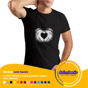 Estampa “Love hands”