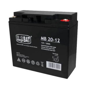 Bateria Chumbo 12V 20Ah (180 x 75 x 166mm) – megaBAT