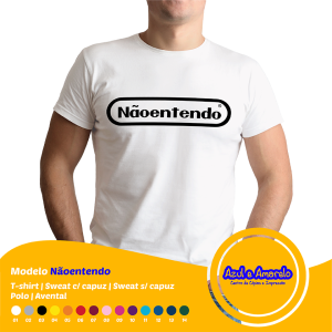 Estampa “Não entendo”