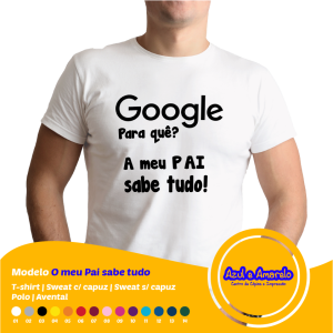 Estampa “O meu pai sabe tudo”