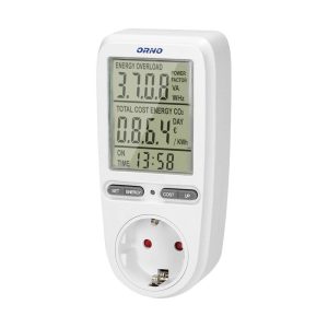 Medidor Digital de Custos de Energia. Potência. Corrente. Frequência. … (3680W) – ORNO