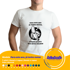 Estampa “Para este ano, já tenho metas”
