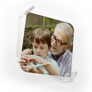 Moldura de vidro rotativo