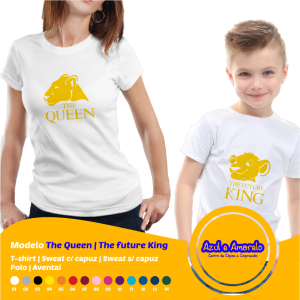 Estampa “The queen and the future king”