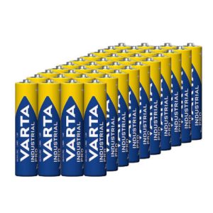 Emb. 40x Pilhas Alcalinas Industrial 1.5V LR03 AAA – VARTA