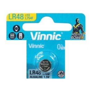 Pilha Alcalina 1.5V AG5 / G5 / LR48 / L754F – Vinnic