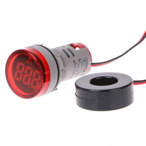Amperímetro Vermelho de Painel AC 0-100 Amp