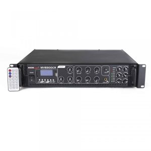 Amplificador de Linha 350W RMS – Misturador PA com leitor MP3 e rádio FM Bluetooth – MV8300CR Master Audio