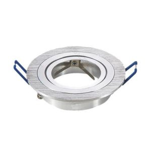 Aro Redondo Ajustável em Aluminio p/ Lampadas MR16 / GU10