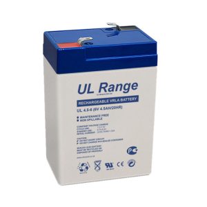 Bateria Chumbo 6V 4.5Ah (70 x 47 x 101 mm) – Ultracell