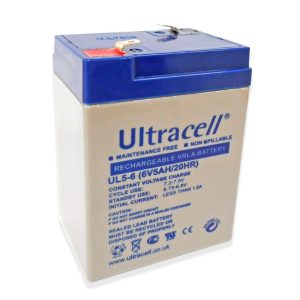 Bateria Chumbo 6V 5Ah (70x47x101mm) – Ultracell