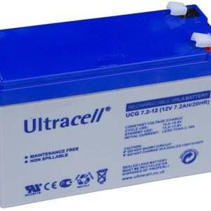 Bateria Gel 12V 7.2Ah (150 x 63 x 95 mm) – ULTRACELL