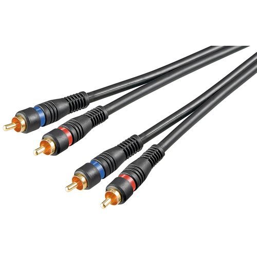 Cabo 2x RCA Macho / Macho 10 metros – Goobay