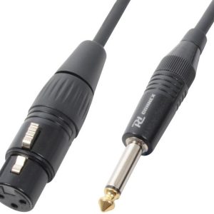 Cabo Jack 6.3mm Macho Mono – XLR Fêmea 6 metros – Profissional