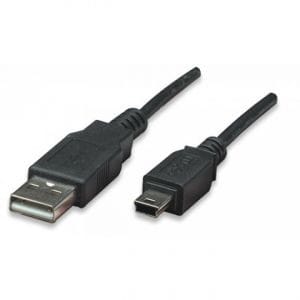 Cabo USB A 2.0 p/ mini USB – 1.8 metros