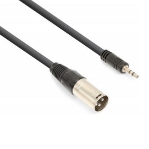 Cabo XLR Macho – Jack 3.5mm Macho Stéreo (50cm) – VONYX
