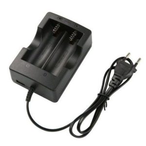 Carregador 2x Pilhas lítio 18650 220V