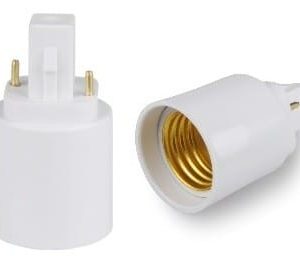 Casquilho Adaptador de G24D-1 P/ E27