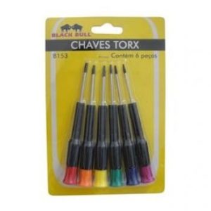 Conjunto Chaves Torx – 6 peças