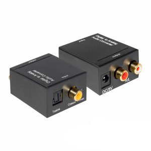 Conversor Audio Digital para Analógico + Alimentador 5V