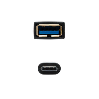 Cabo USB A Fêmea – USB C Macho 3.2 (15cm) – Nanocable - Image 3