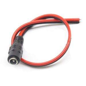 Ficha DC Fêmea 5.5 x 2.1 mm c/ cabo