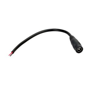 Ficha DC Fêmea c/ fio 5.5 x 2.1mm