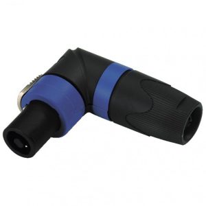 Ficha Speakon curva 90º 4 Polos