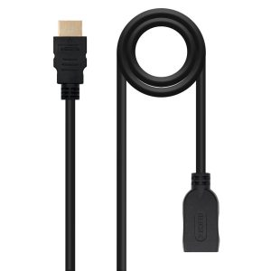 Cabo / Extensão HDMI 4K 2.0 Macho/ Fêmea (2 mts) – Nanocable