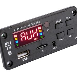 Leitor Com Amplificador – USB-MP3/WMA/WAV/FLAC/APE Bluetooth SD Radio FM + Comando