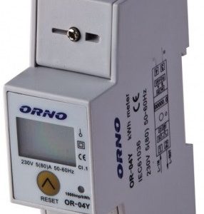 Medidor Digital de Custos de Energia para Calha DIN Monofásico 5(80)A – ORNO