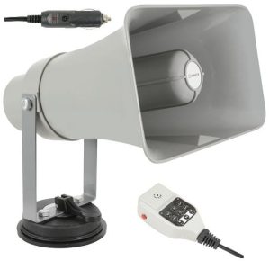Megafone de Veiculo c/ Leitor USB / SD Bluetooth e Looper 25W