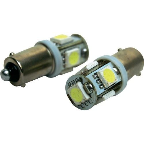 Par Lâmpadas LED SMD de carro 5 BA9S Canbus Branco (mínimos e piscas)