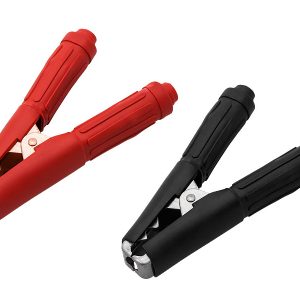Pinça / Garra Crocodilo 16cm 400 Amperes – Par Preta e Vermelha
