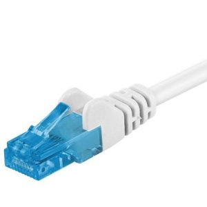 Cabo de rede RJ45 CAT6A U/UTP branco 50 metros – Goobay