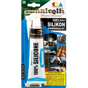 Silicone transparente universal em tubo – 70ml