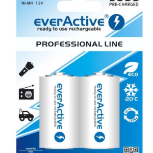 Blister 2 Pilhas Recarregáveis C / LR14 NI-MH 1.2V 5000mAh – EverActive